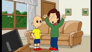 Extended Caillou Breaks the TV/Grounded