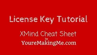 XMind 2013 - How to Enter Your License Key (after purchase)