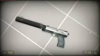 Half-Life 2 Silenced Pistol (from Half-Life 2 Survivor)