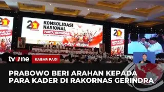 Prabowo Hadiri Rakornas Gerindra di Jiexpo | Kabar Pagi tvOne