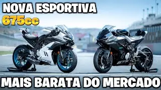 Nova Moto Esportiva de 675cc Revoluciona o Mercado das Superesportivas!