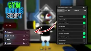 Gym League *OP* Script/Hack [Auto Train, Auto Competitions + MORE!]