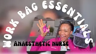 WHAT IS IN MY WORK BAG AS AN ANAESTHETIC NURSE | UK NURSE