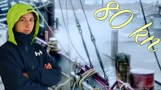 Our First Storm - 80 knots of wind!!!