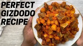 Super easy GIZDODO - Simple gizzard & plantain recipe