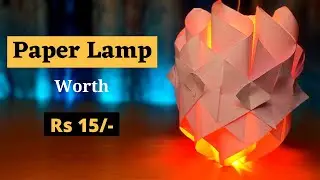 How to make Lamp || Homemade Paper Lamp [Hindi] || Christmas & Diwali decoration || Scientific Beast