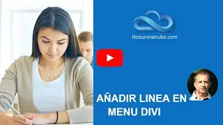 CSS linea en menu divi