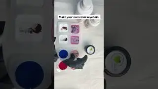 Resin keychain 