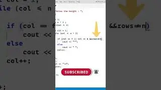 #82 C++ program to print V || C++ || C language tutorial🔺📘📕 