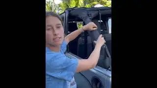 How To: Take the Top Off & On a 2017 Jeep Wrangler 4D Smittybilt Bowless Soft Top