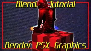 How to make PS1 style graphics in Blender