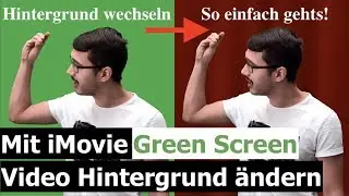 iMovie: How to remove/change the green screen video background - it's that easy
