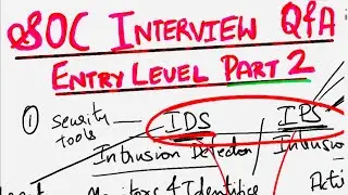 Entry level SOC Analyst Interview Questions and Answers for Freshers | Part 2| SOC Interview Q&A