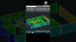 3d house plan in autocad #shorts
