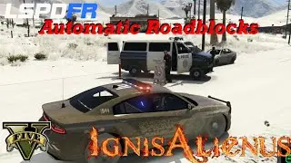 GTAV: LSPDFR | Mod Showcase: Automatic Roadblocks | Install Tutorial