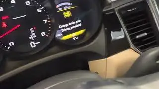 Porsche Macan Brake Waring Light/ Brake wear sensor reset