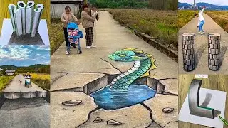 Funny 3D Art Painting With The Art Skill