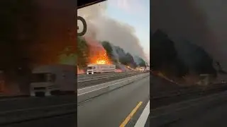 Waldbrand, angeblich A44.