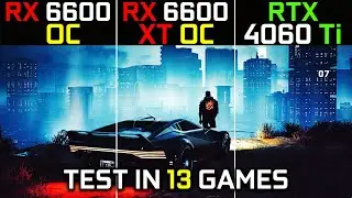 RX 6600 vs RX 6600 XT vs RTX 4060 Ti | Test in 13 Games at 1080p | Which One Is Better? 🤔 | 2023