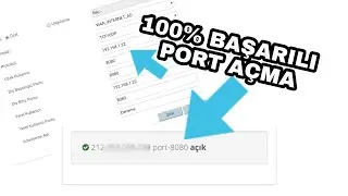 En kolay yöntem ile telefondan port açma