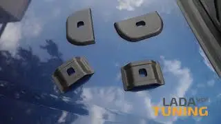 Накладки на ковролин Ларгус под салазки передних сидений