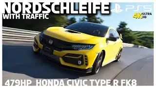 SUNDAY DRIVE at Nordschleife - Honda Civic Type R FK8 479HP- PS5 - GRAN TURISMO 7 - 4K!!! 🔥