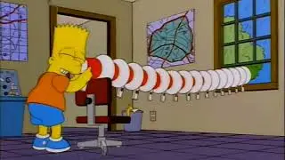 Bart Simpson Screams @everyone Into His Megaphone