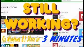HOW TO FIX MICROSOFT STORE ON WINDOWS 8.1 IN 2026 (tutorial)