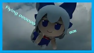 The Flying Cirno Test (Very real!!!!!!!)【Touhou Blender animation】
