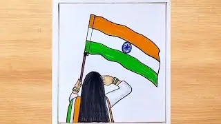 Independence Day Drawing|| Independence Day Celebration Drawing|| 15 August Drawing
