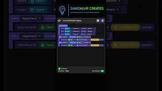 Connect To Multiple Triggers Code Blocks Script #short