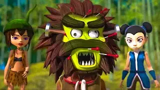 Oko Lele 43  -  The Bamboo Forest - CGI animated short - Super ToonsTV