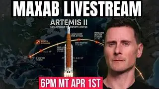 Fighter Pilot Max Afterburner Reacts To ARTEMIS II Moon Mission LIVESTREAM | 6pm MT April 1st