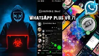 WhatsApp plus v8.71 modo dark, bloquea ultima vez, esconde chats con huella, cambia colores, nuevo