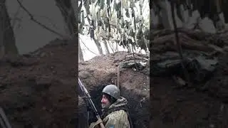 Бахмут передовая.видео боя снято от первого лица.война в Украине.зсу. семка в бою,на канале,подпишы.