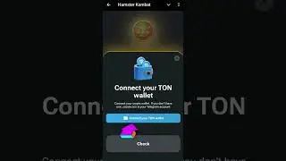 Хамстер Комбат  Как подключить  Кошелёк  Tonkeeper 29.07.2024