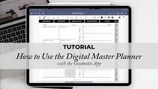 Tutorial: How to Use the Digital Master Planner