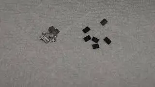 Bismuth Coated Magnesium Chips ready for Stack Compression into Layered Nanomaterials