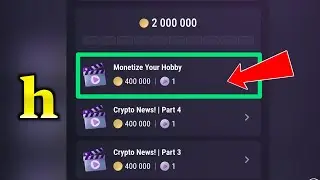 Monetize Your Hobby Tapswap Code Today ! How To Monetize Any Hobby Or Passion Tapswap Code 24 August