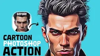 cartoon photoshop action