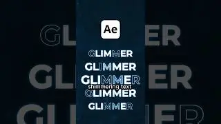 How to make GLIMMER (FLICKER) effect in After Effects