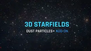 Create 3D Starfield in Blender (Using a Free Add-on)
