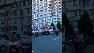 Fire truck motorcycle siren yelp wail hi-lo horn
