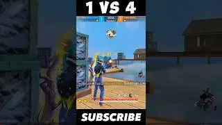 1 VS 4 CLUTCH SQUAD WIPE 🥵 WAIT FOR END 🥶 #shorts #viral #trending #b2k #hakaitv #annkitbhatia