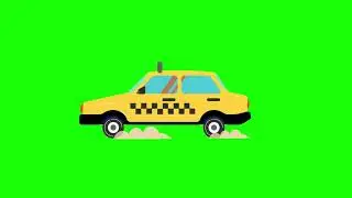 Green Screen:  Tax-Cab Animation:  No Copyrights