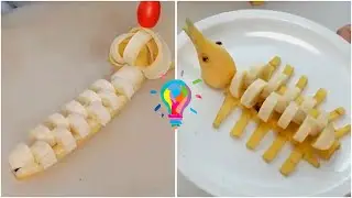 How to cut a banana