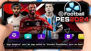 🚨 eFOOTBALL PES 2024 (PPSSPP) BY LACRUZ FLAMENGO 100% UPDATED ANDROID LITE MEDIAFIRE 2023