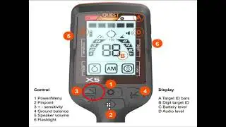 QUEST X5 X10 HIDDEN FEATURES - FREQUENCY - GROUND BALANCE - RESET - DISCRIMINATION PATTERNS