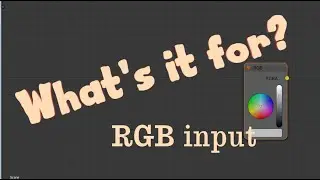 Whats it for?  Blenders RGB node