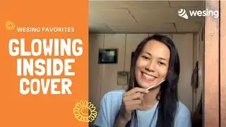 Glowing Inside cover by Lesley Anne Ticaro